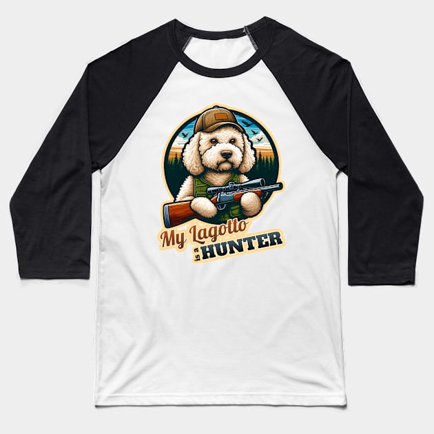 LAgotto Romagnolo hunter Baseball T-Shirt by k9-tee